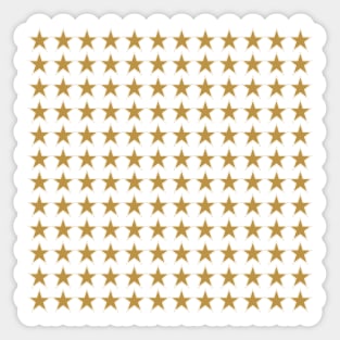 Golden Stars Sticker